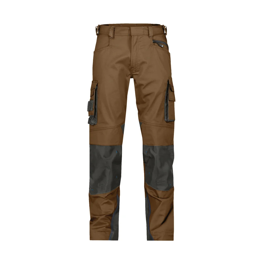 Dassy Nova Werkbroek Met Kniezakken 250 G/M² Leembruin Antracietgrijs