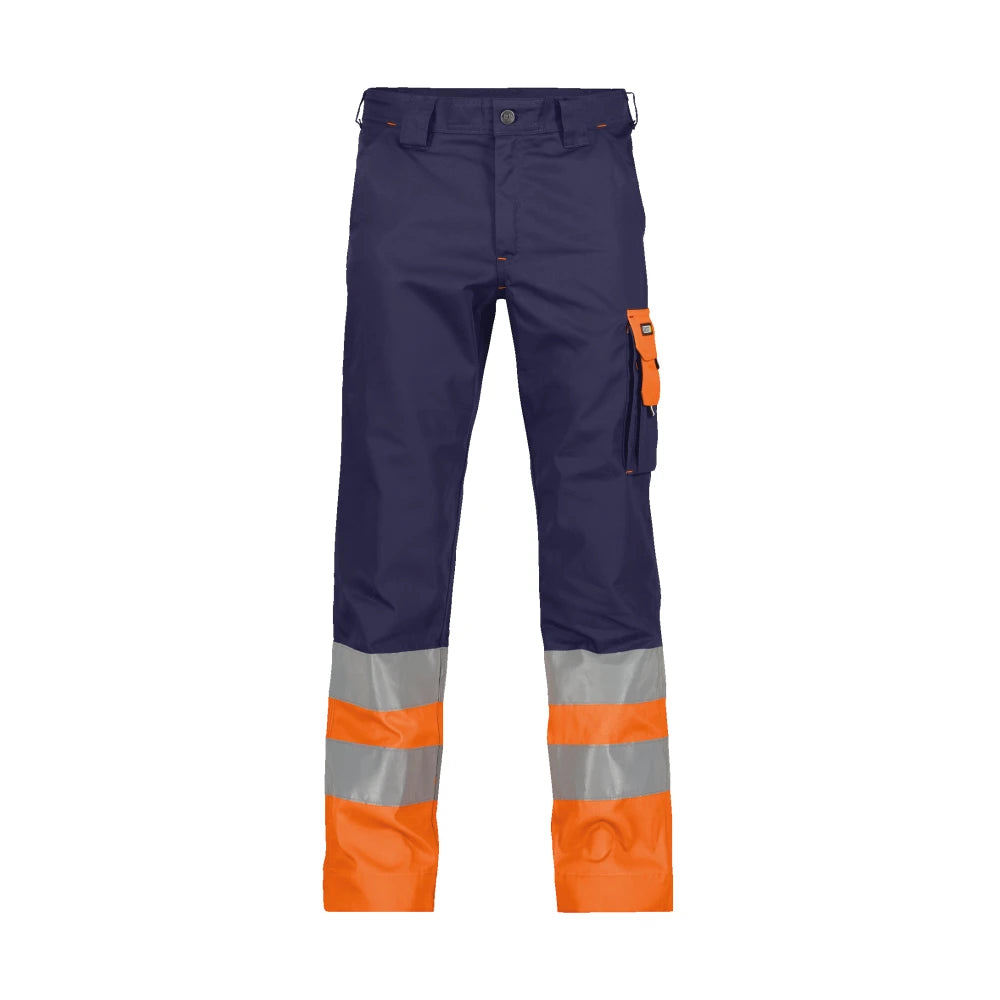Dassy Omaha Hogezichtbaarheidsbroek 245 G/M² Marineblauw Fluo-Oranje
