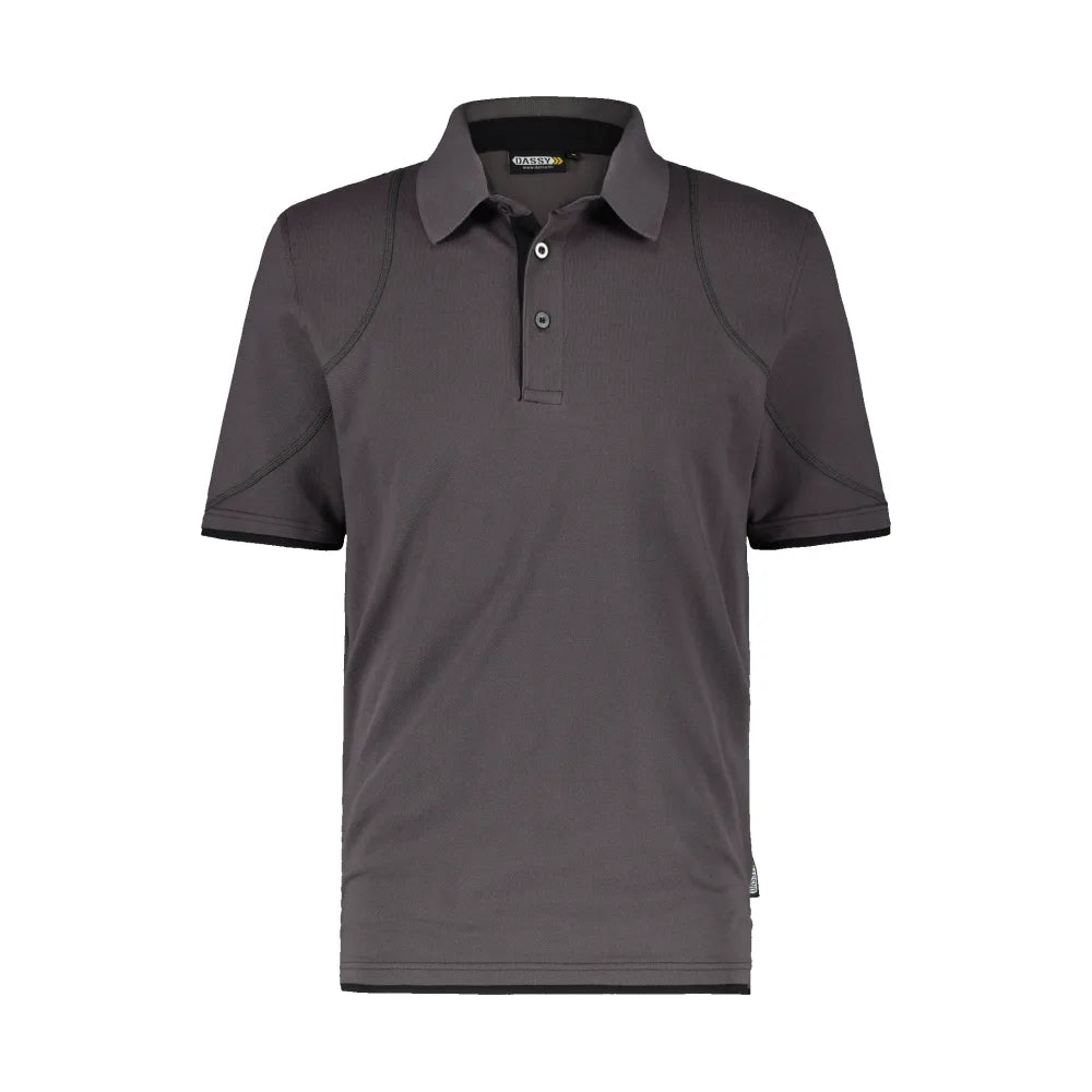 Dassy Orbital Polo 220 G/M² Antracietgrijs Zwart