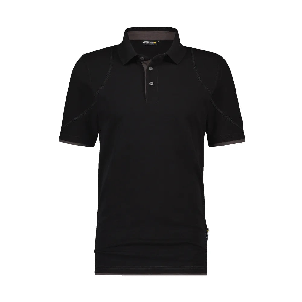 Dassy Orbital Polo 220 G/M² Zwart Antracietgrijs