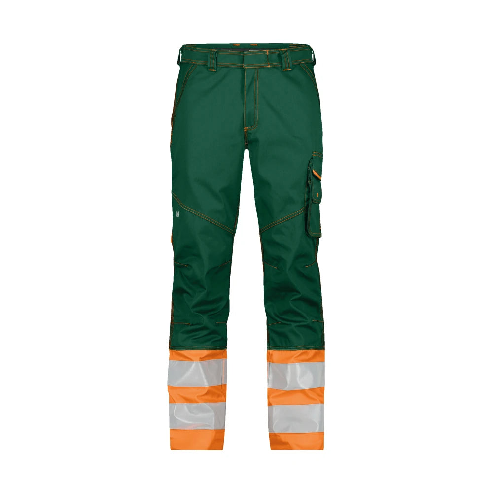 Dassy Phoenix Hogezichtbaarheidsbroek 300 G/M² Flessengroen Fluo-Oranje