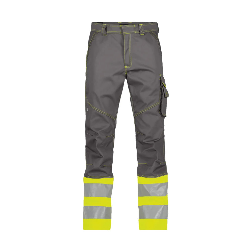 Dassy Phoenix Hogezichtbaarheidsbroek 300 G/M² Cementgrijs Fluogeel
