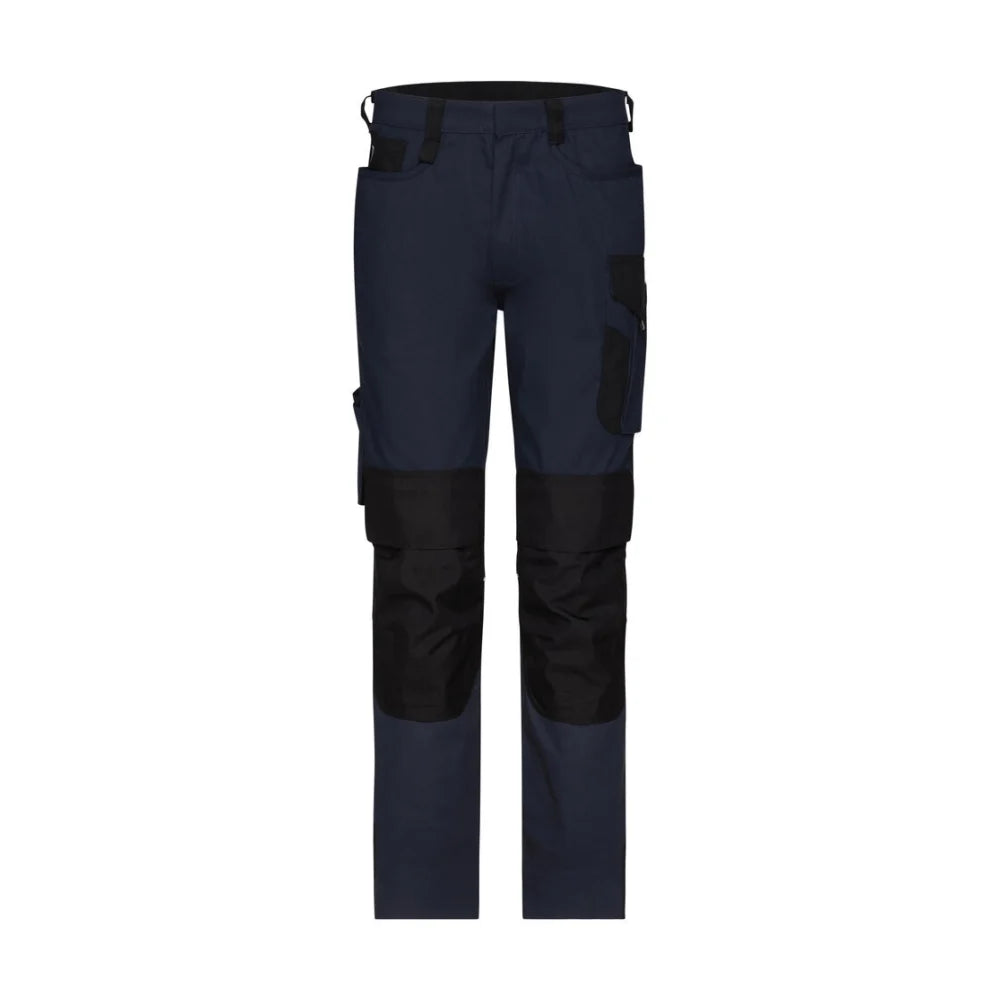 Dassy Ponti Flex Werbroek Met Stretch En Kniezakken 250 G/M² Nachtblauw Zwart