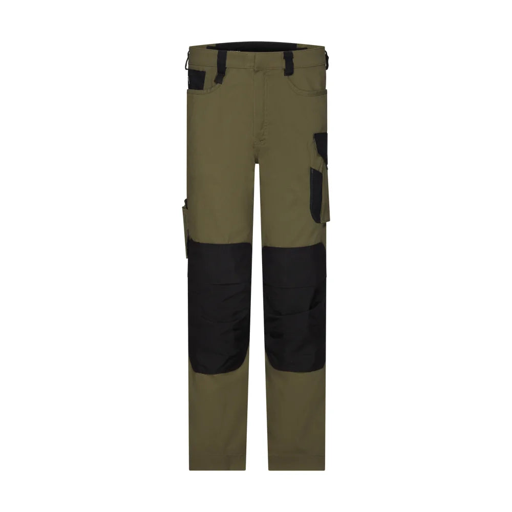 Dassy Ponti Werkbroek Met Kniezakken 245 G/M² Kakigroen Zwart