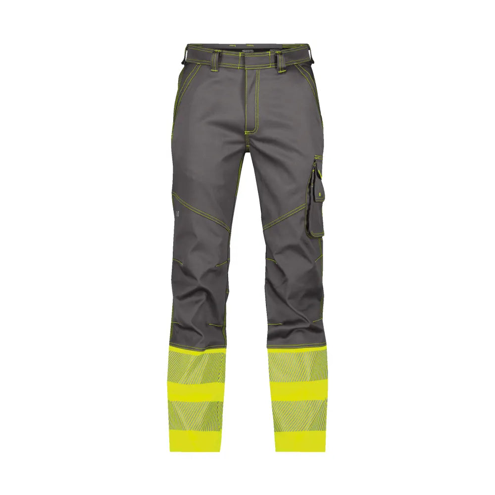 Dassy Princeton Stretch Hogezichtbaarheidsbroek 270 G/M² Cementgrijs Fluogeel