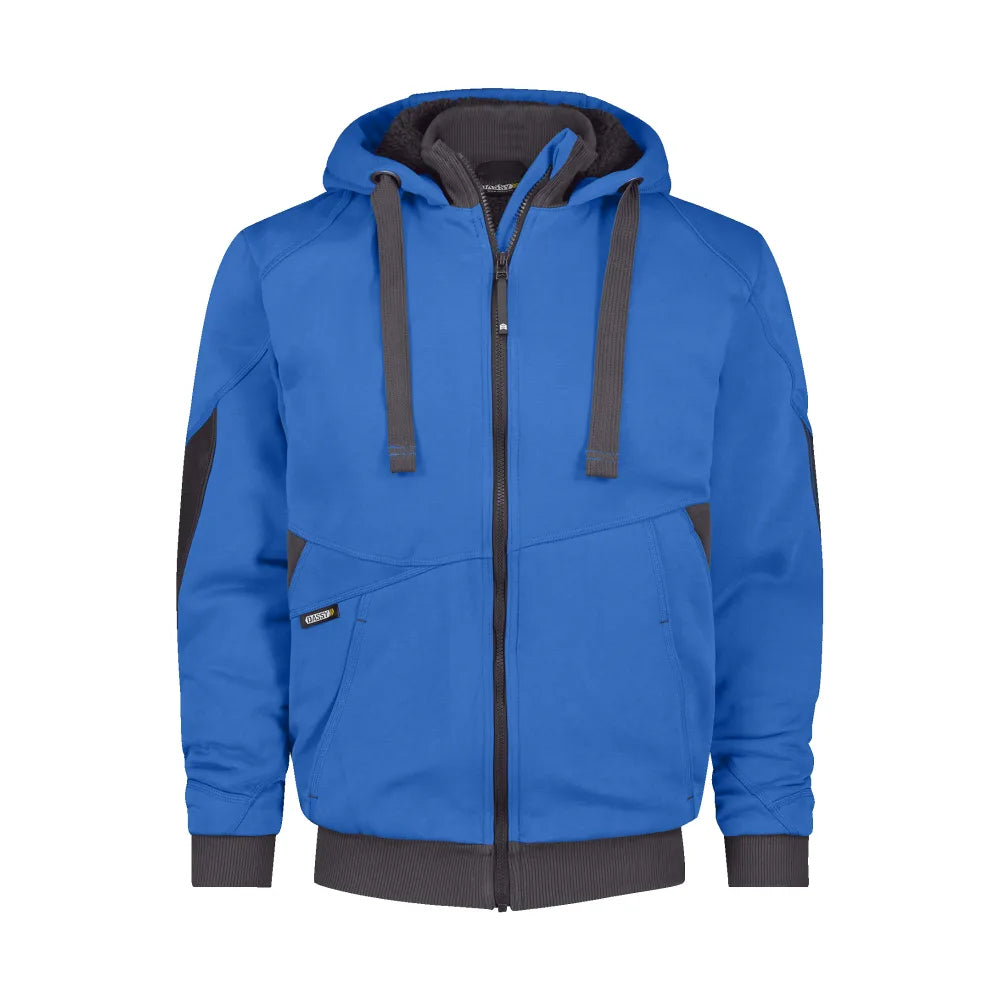 Dassy Pulse Sweatshirtjas 290 G/M² Azuurblauw Antracietgrijs