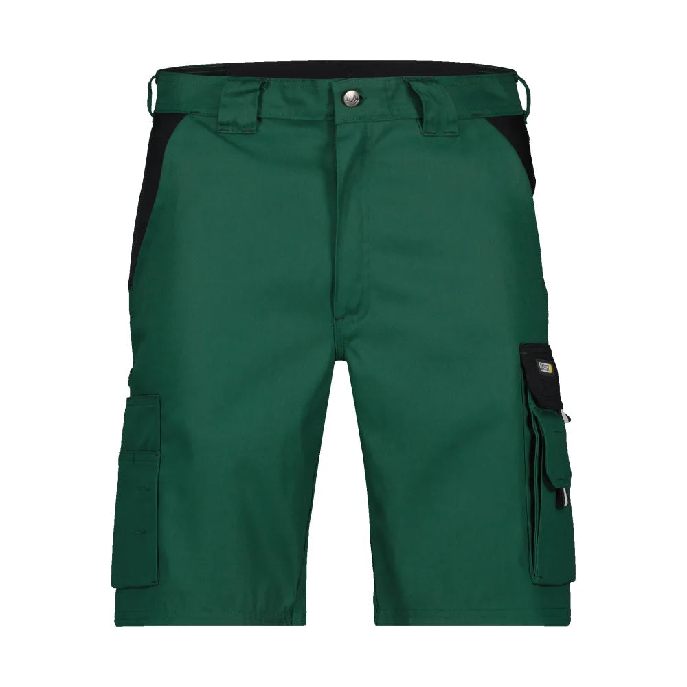 Dassy Roma Tweekleurige Werkshort 245 G/M² Flessengroen Zwart