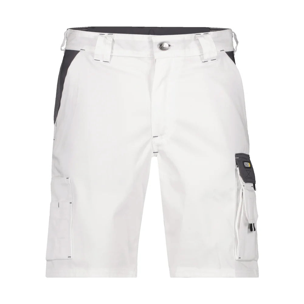 Dassy Roma Tweekleurige Werkshort 245 G/M² Wit Cementgrijs