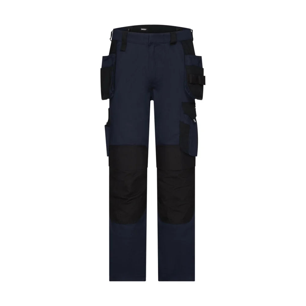 Dassy Rossi Flex Holsterzakkenbroek Met Stretch En Kniezakken 250 G/M² Nachtblauw Zwart