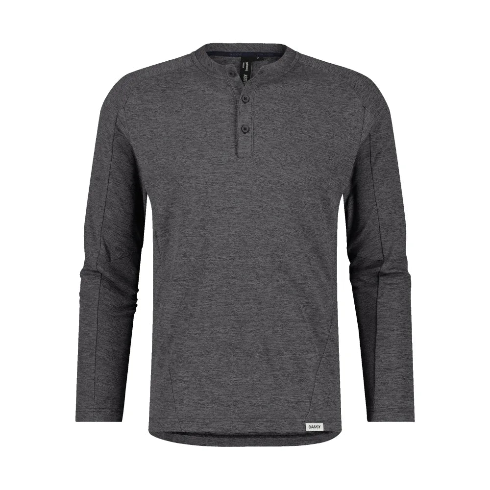 Dassy Serengeti Henley 163 G/M² Antracietgrijs