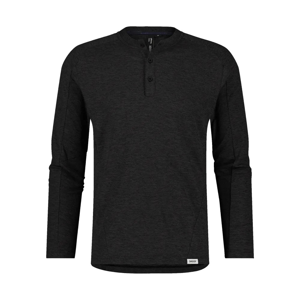 Dassy Serengeti Henley 163 G/M² Zwart