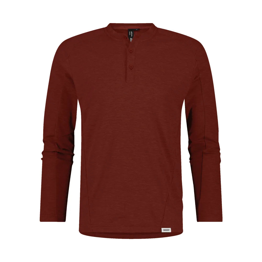 Dassy Serengeti Henley 163 G/M² Baksteenrood