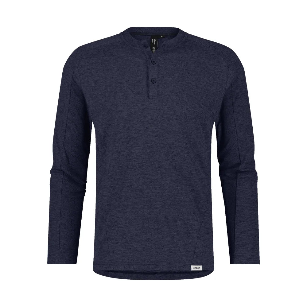 Dassy Serengeti Henley 163 G/M² Nachtblauw