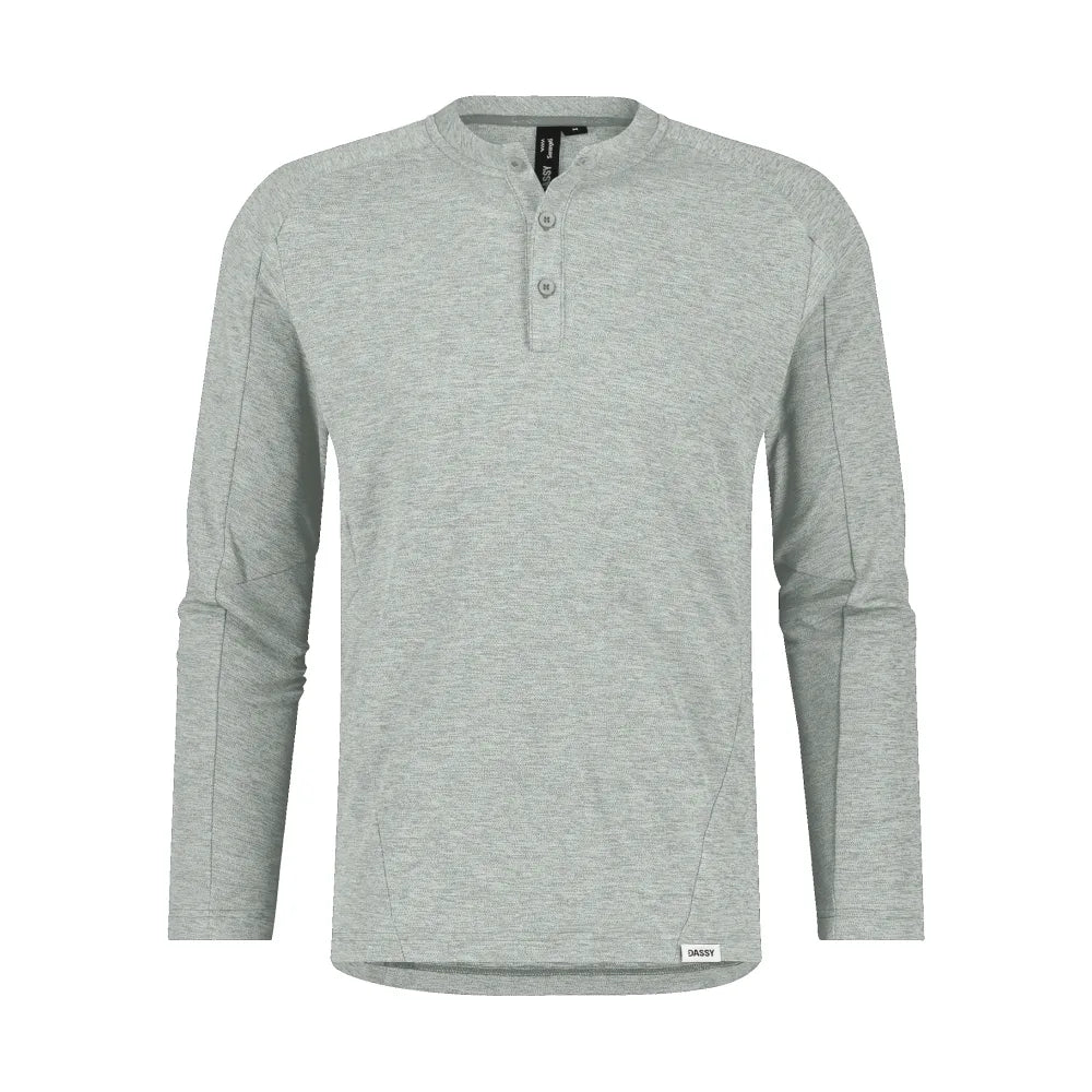Dassy Serengeti Henley 163 G/M² Miragegrijs