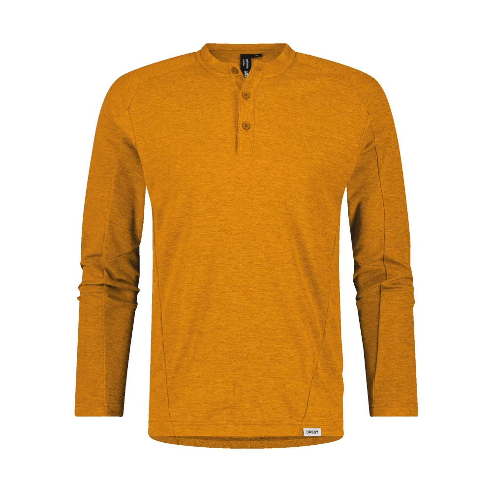 Dassy Serengeti Henley 163 G/M² Zonnebloemgeel