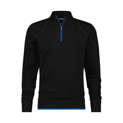 Dassy Sonic T-Shirt Met Lange Mouwen 220 G/M² Zwart Azuurblauw