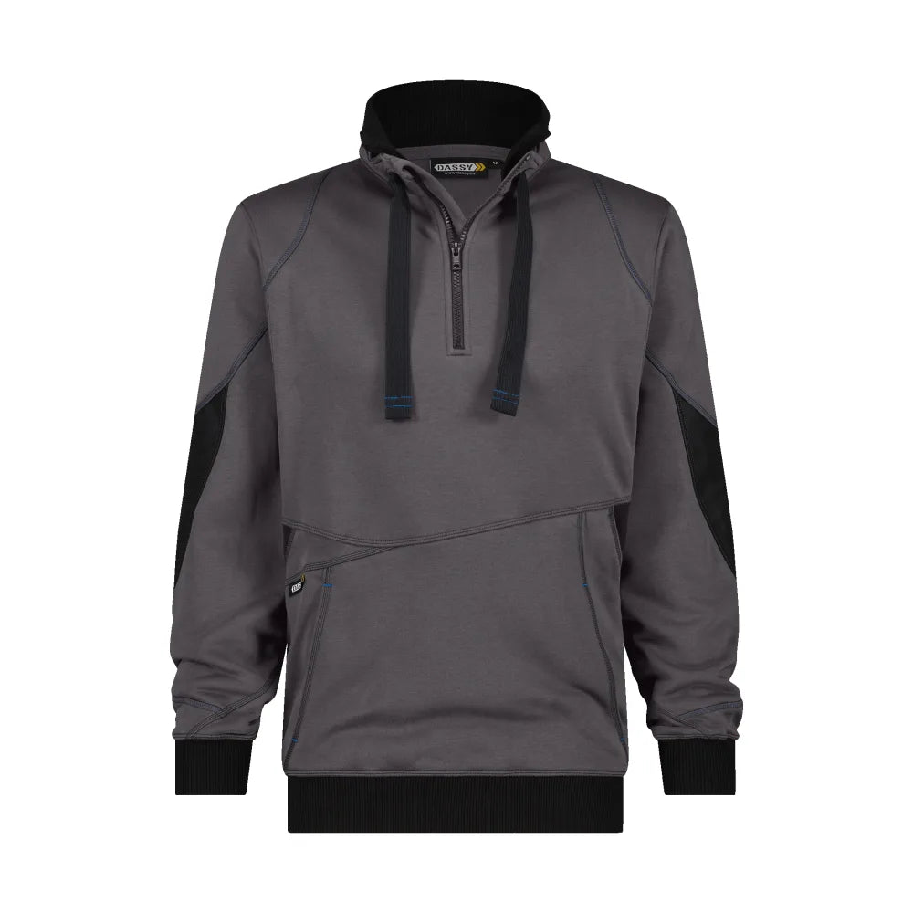 Dassy Stellar Sweater 290 G/M² Antracietgrijs Zwart