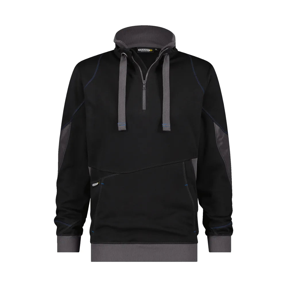 Dassy Stellar Sweater 290 G/M² Zwart Antracietgrijs