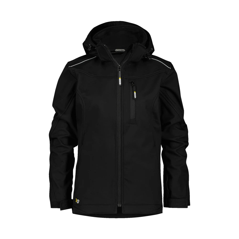 Dassy Tavira Women Softshelljas Voor Dames 280 G/M² Zwart