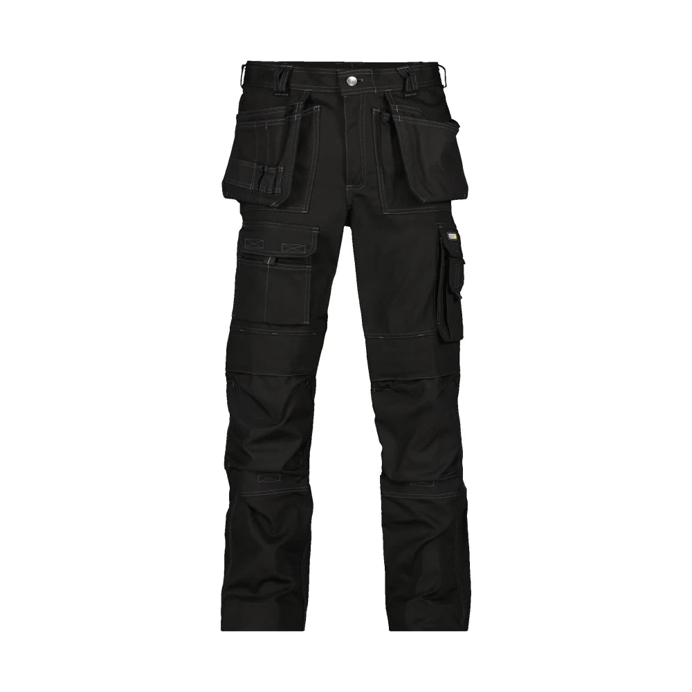 Dassy Texas Canvas Holsterzakkenbroek Met Kniezakken 340 G/M² Zwart
