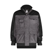 Dassy Tignes Tweekleurige Beaver Winterjas 240 G/M² Cementgrijs Zwart