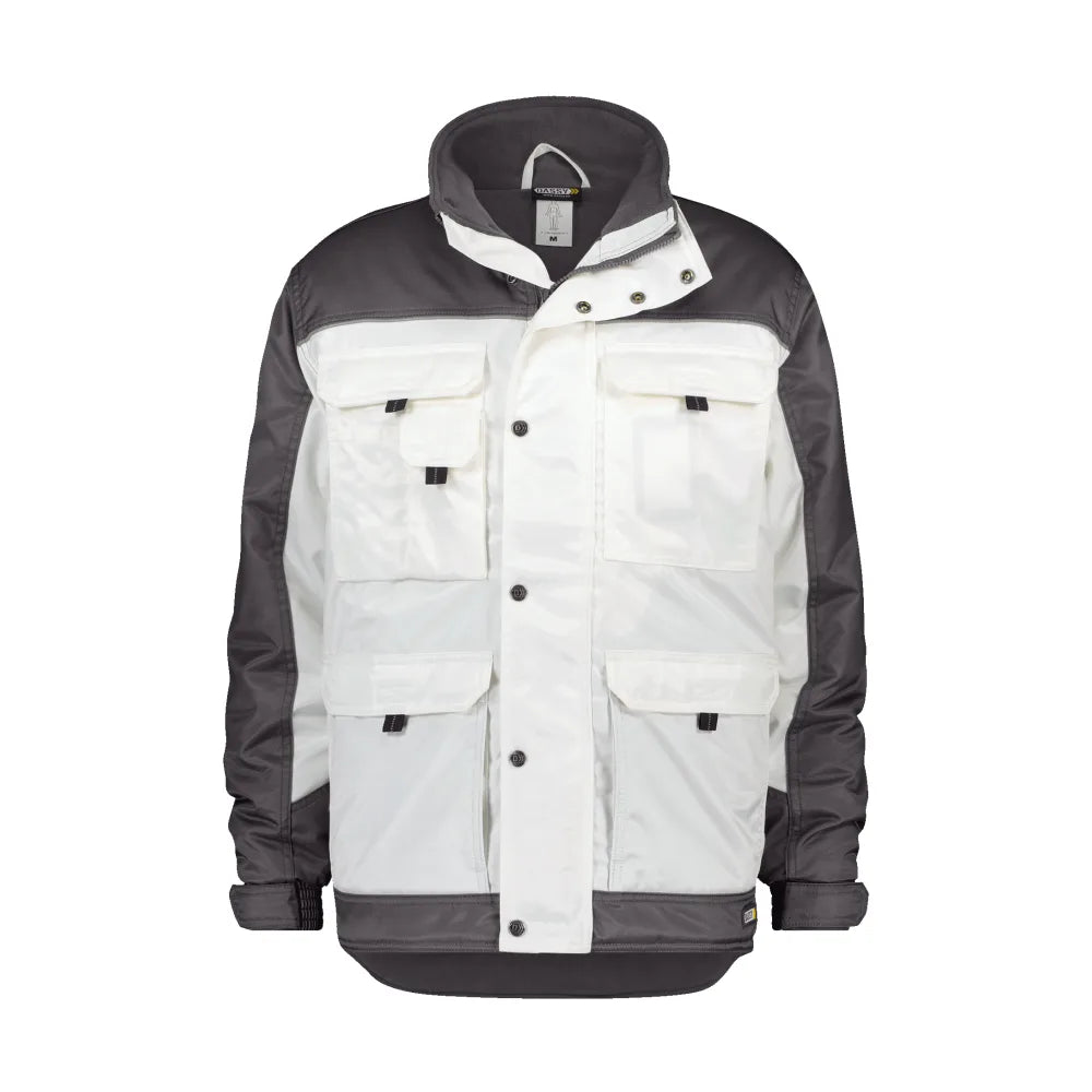 Dassy Tignes Tweekleurige Beaver Winterjas 240 G/M² Wit Cementgrijs