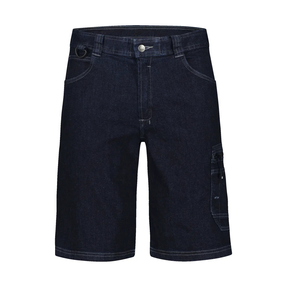 Dassy Tokyo Jeanswerkshort Met Stretch 350 G/M² Donkerjeansblauw