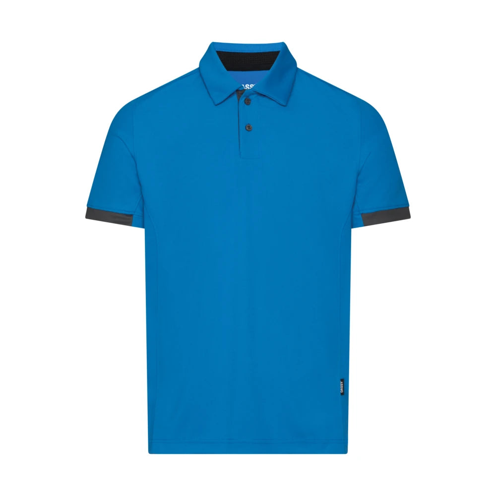 Dassy Traxion Next Polo 215 G/M² Azuurblauw Antracietgrijs