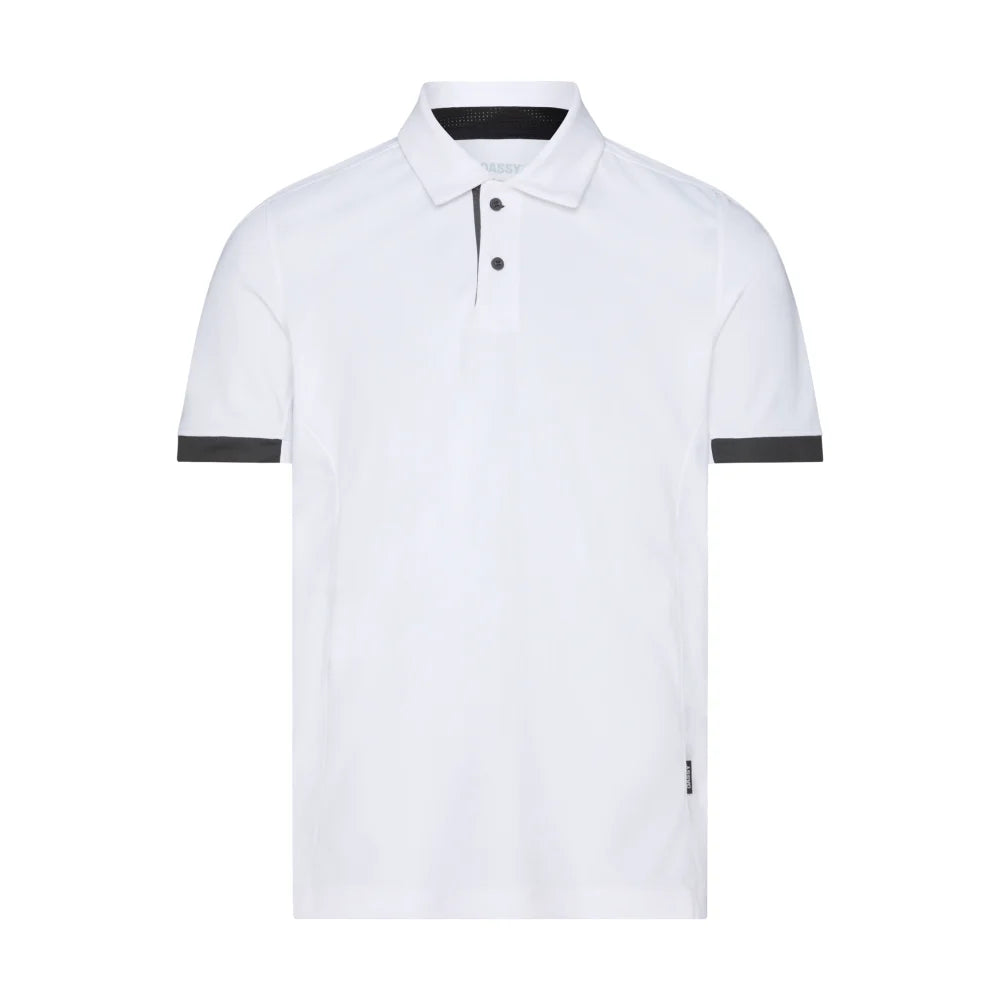 Dassy Traxion Next Polo 215 G/M² Wit Antracietgrijs