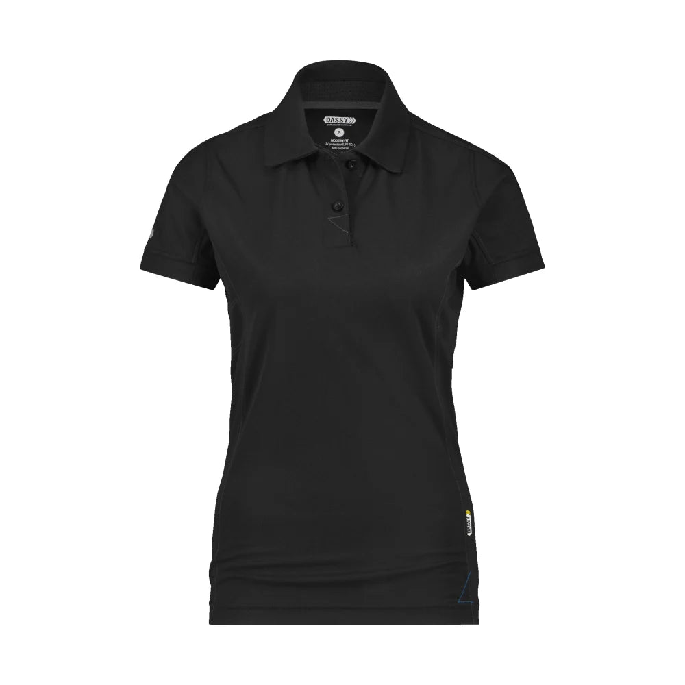 Dassy Traxion Women Polo Voor Dames 215 G/M² Zwart