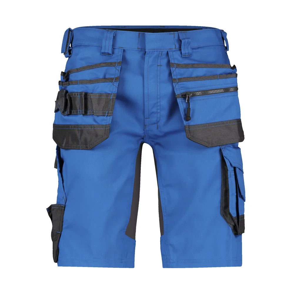 Dassy Trix Holsterzakkenshort Met Stretch 245 G/M² Azuurblauw Antracietgrijs