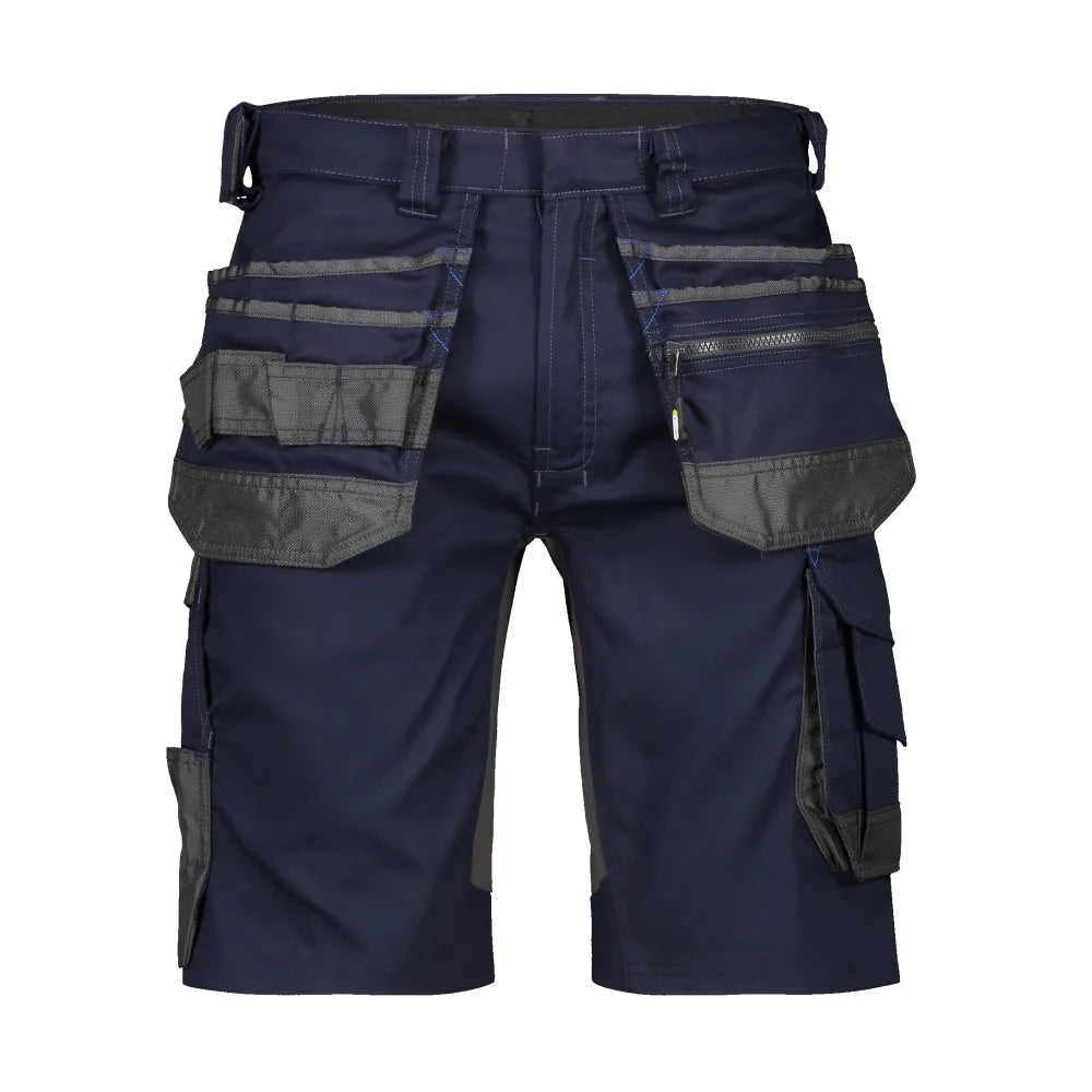 Dassy Trix Holsterzakkenshort Met Stretch 245 G/M² Nachtblauw Antracietgrijs