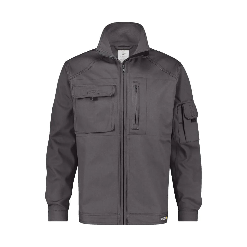 Dassy Tulsa Canvas Werkvest 340 G/M² Cementgrijs