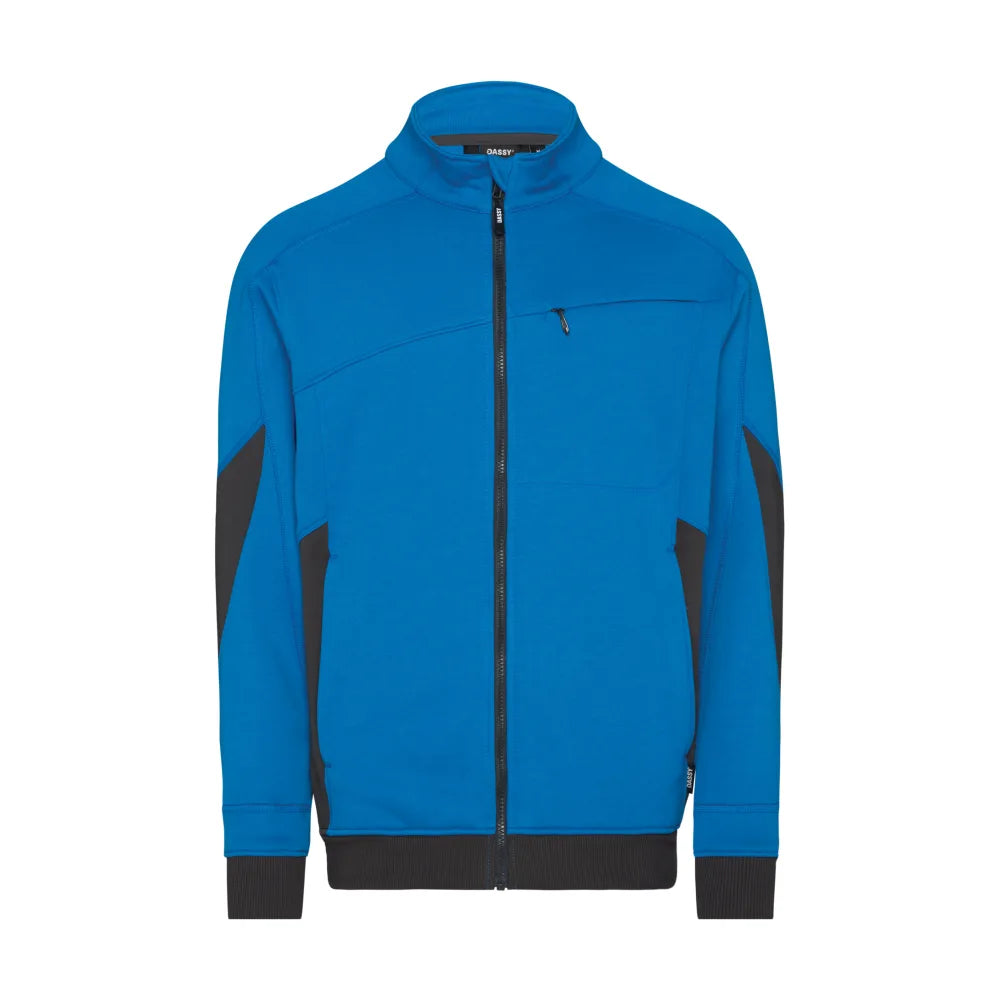 Dassy Velox Next Sweater 290G/M² Azuurblauw Antracietgrijs