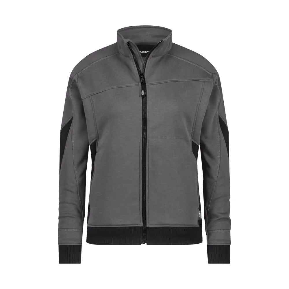 Dassy Velox Next Women Sweater Voor Dames 290G/M² Antracietgrijs Zwart