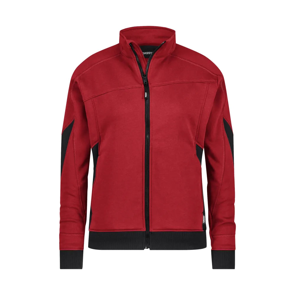 Dassy Velox Next Women Sweater Voor Dames 290G/M² Rood Zwart