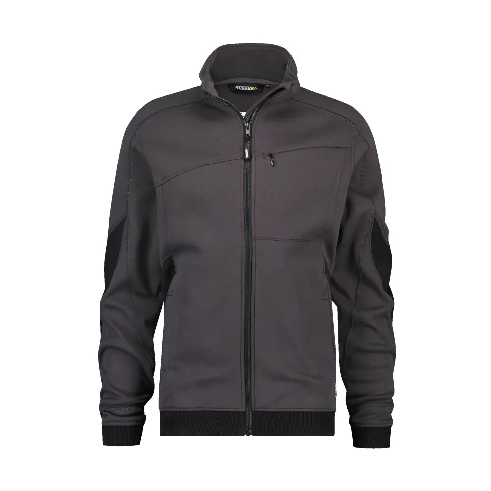 Dassy Velox Sweater 305 G/M² Antracietgrijs Zwart