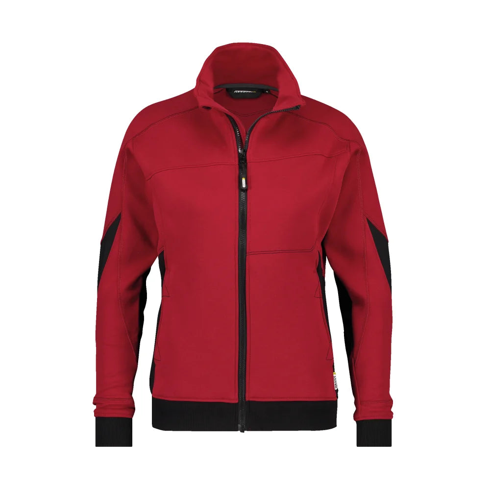 Dassy Velox Women Sweater Voor Dames 305 G/M² Rood Zwart