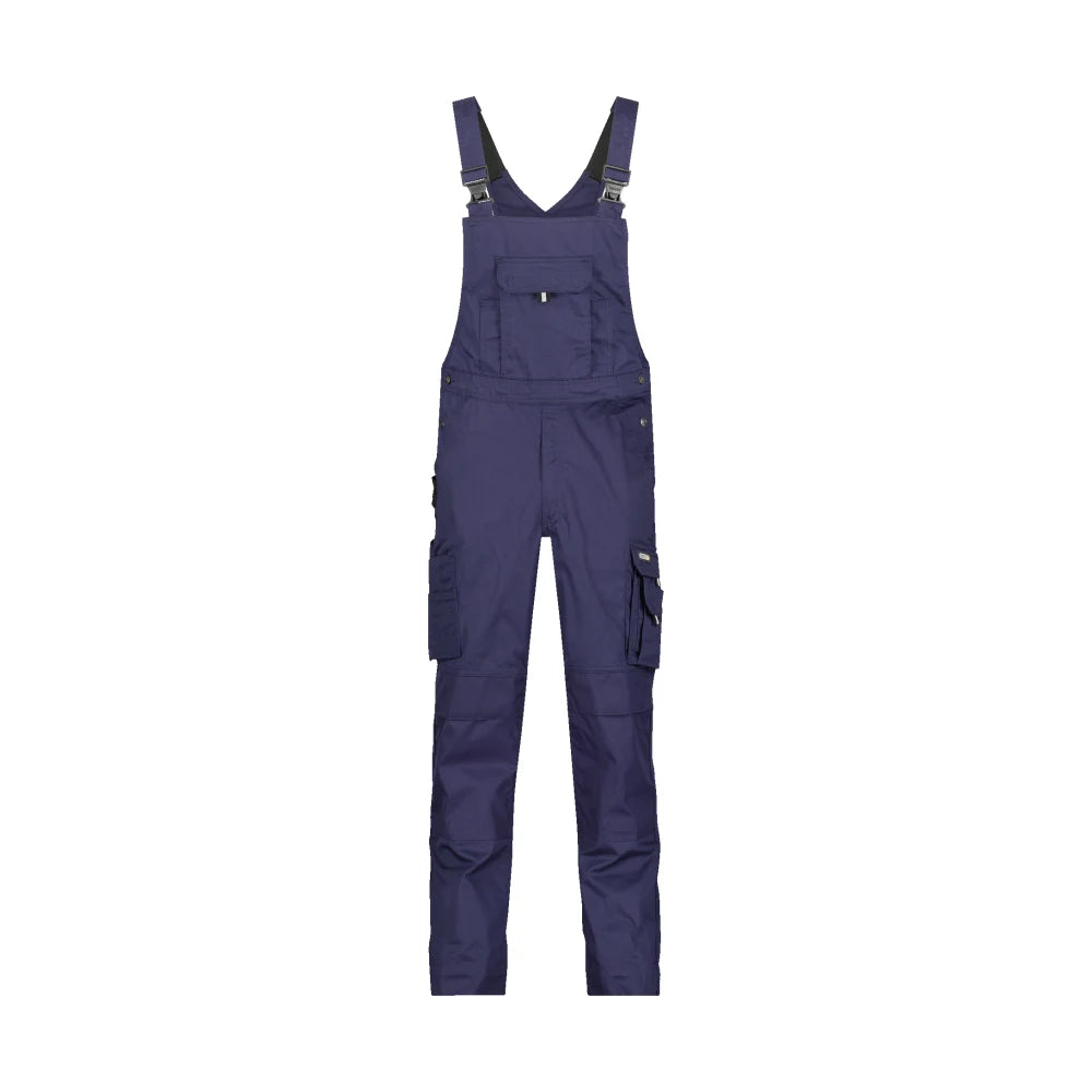 Dassy Ventura Bretelbroek Met Kniezakken 245 G/M² Marineblauw
