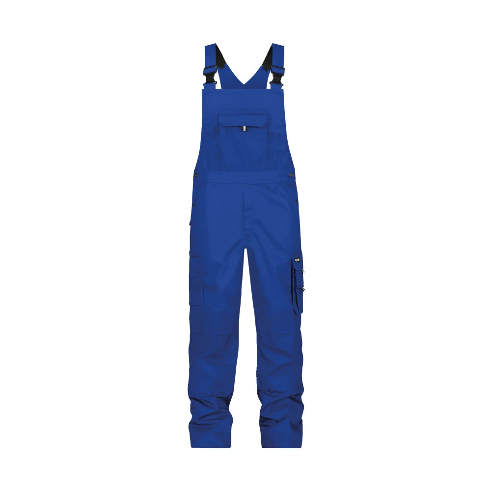 Dassy Ventura Bretelbroek Met Kniezakken 245 G/M² Korenblauw