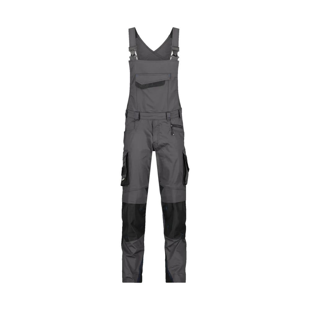 Dassy Voltic Bretelbroek Met Kniezakken 250 G/M² Antracietgrijs Zwart
