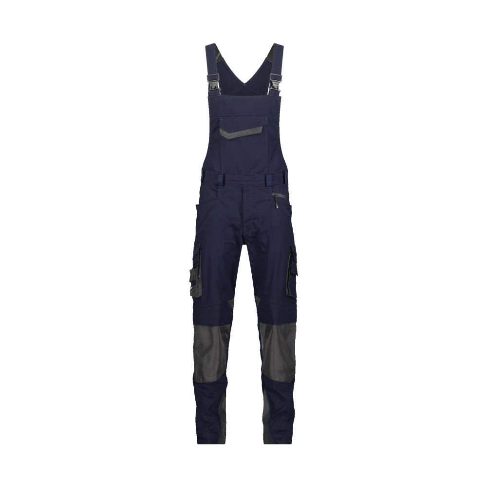 Dassy Voltic Bretelbroek Met Kniezakken 250 G/M² Nachtblauw Antracietgrijs
