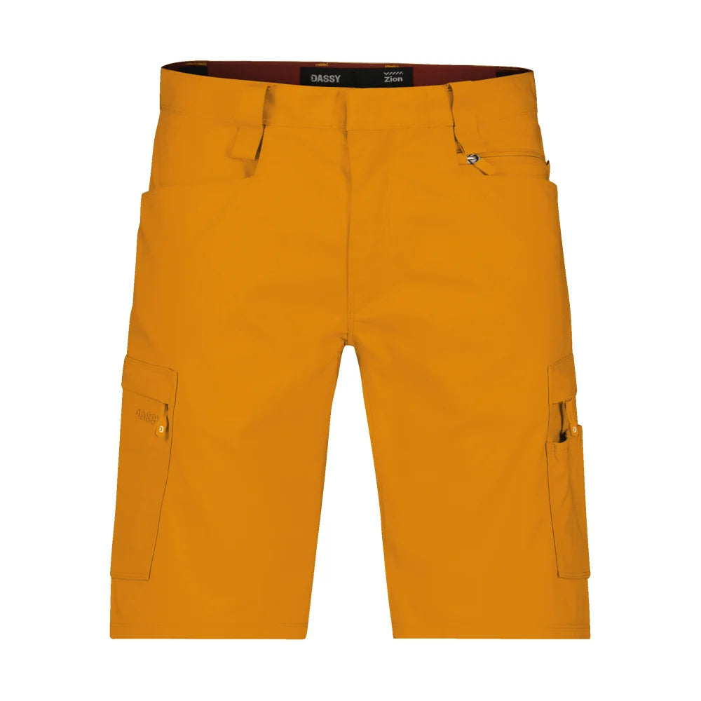 Dassy Zion Werkshort 250G/M² Zonnebloemgeel
