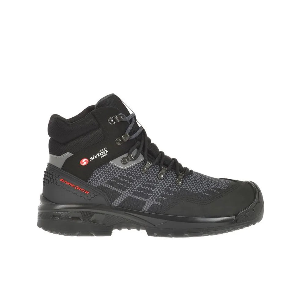 Sixton Sestriere Zwart Grijs S3S Werkschoenen