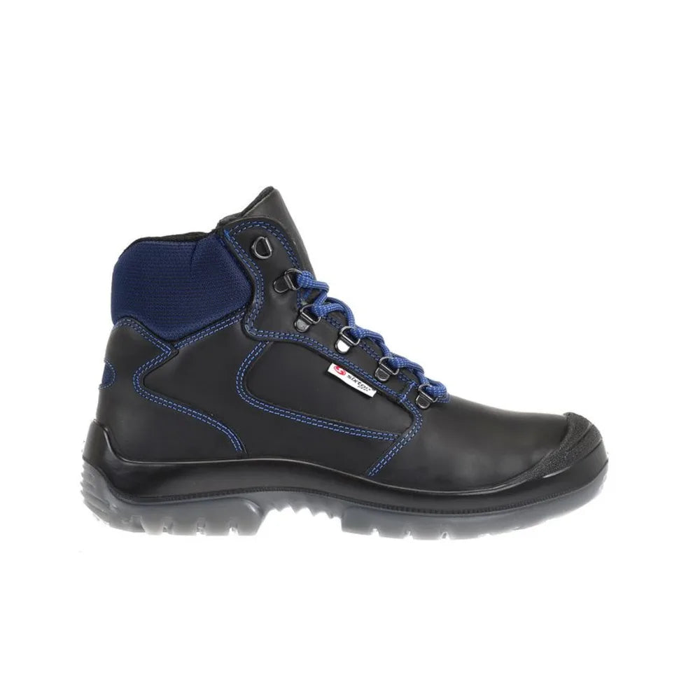 Sixton Illinois Zwart Blauw S3 Werkschoenen