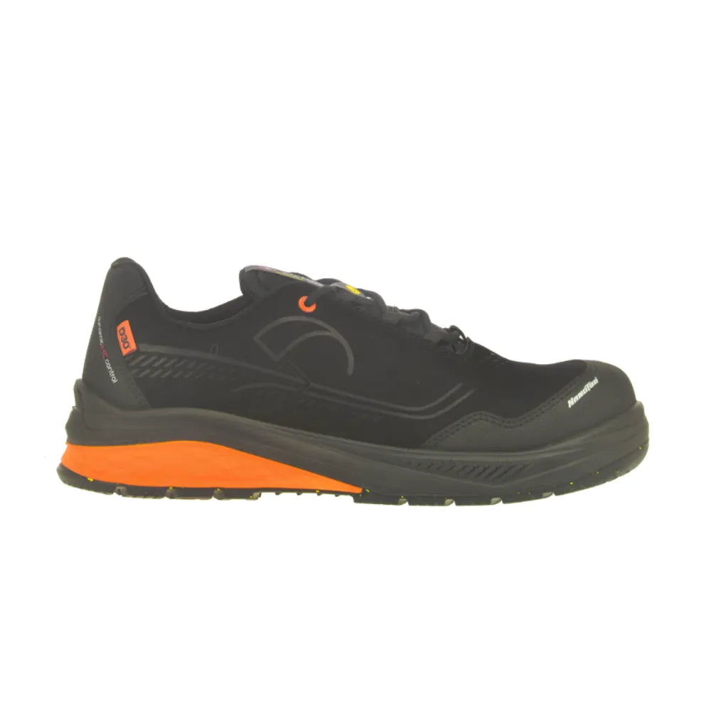 Sixton Makeball Zwart Oranje S3S Werkschoenen