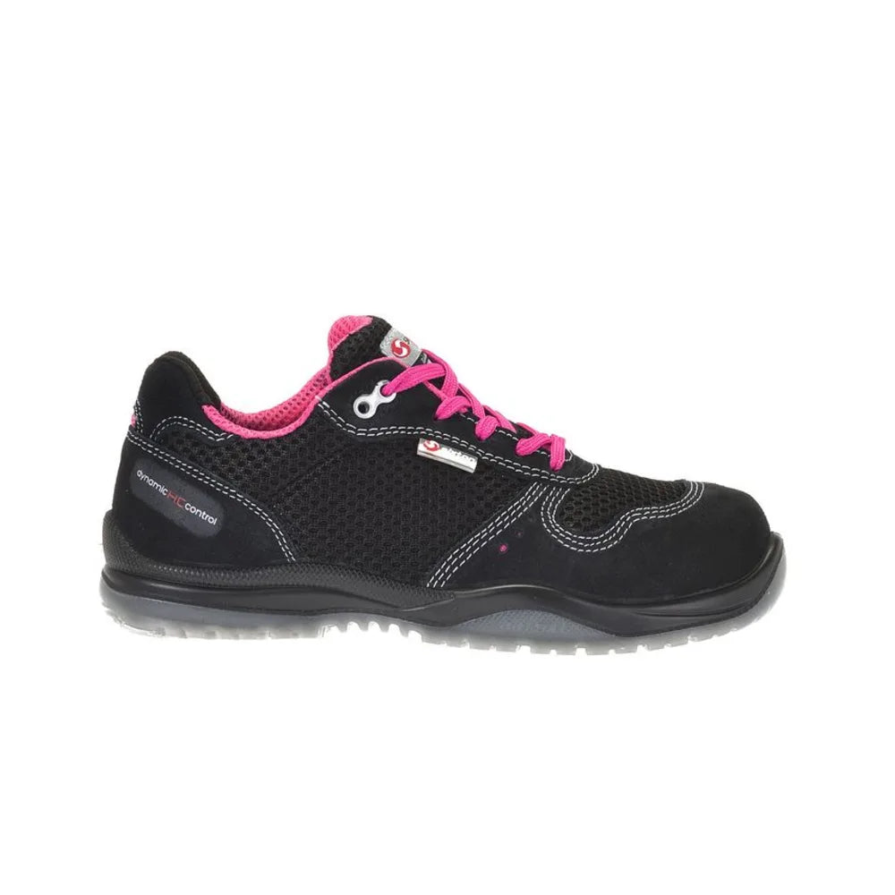 Sixton Timba Zwart Roze S1P Werkschoenen
