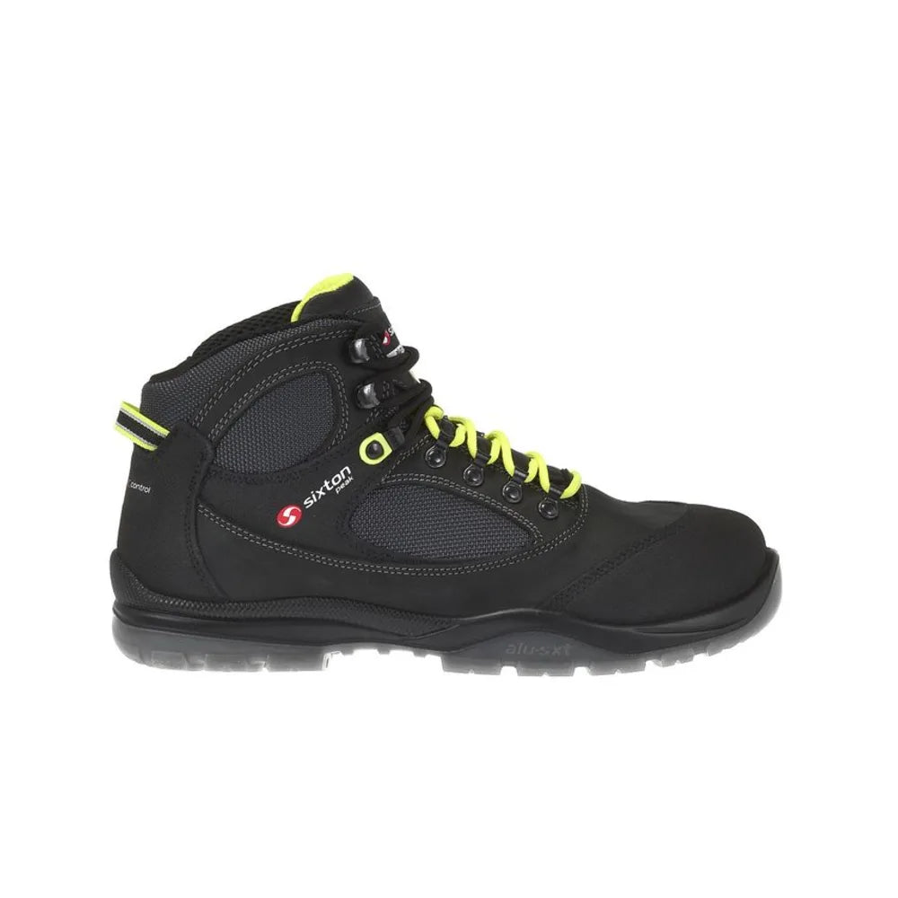 Sixton Sound Zwart Lime S3 Werkschoenen