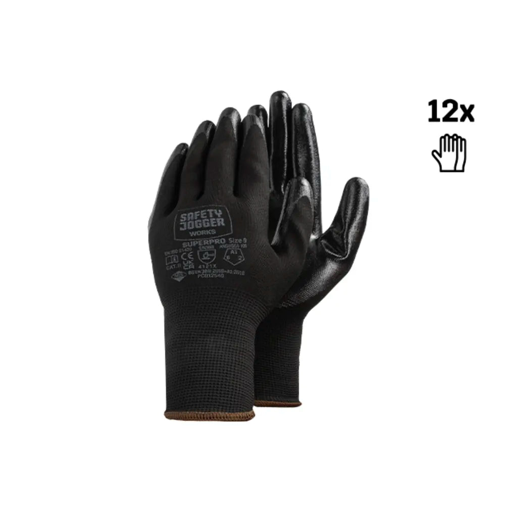Safety Jogger Superpro 12Pack Black