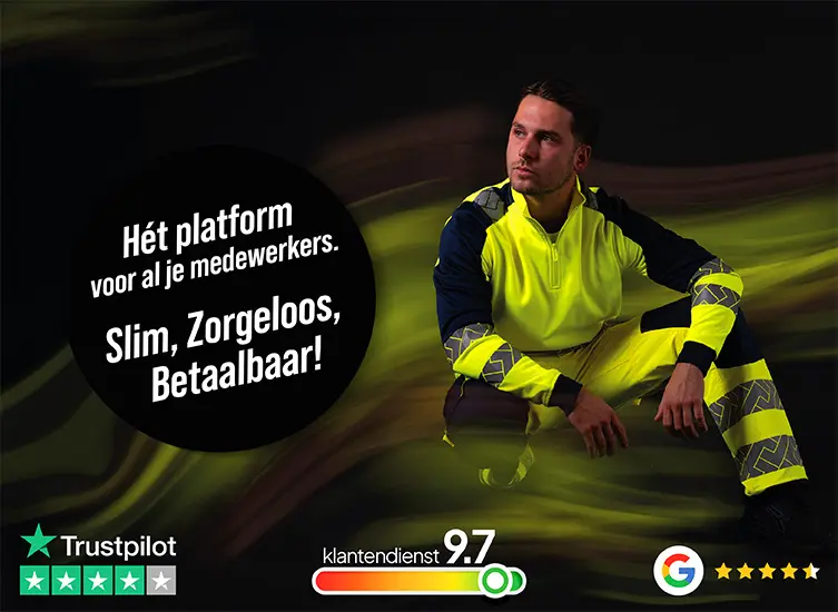 werkkleding werkschoenen pbm bedrukken borduren platform